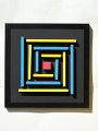 3d l labyrinth  Holz    40 x 40 cm